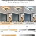Modern LED Ceiling Light – 54W Dimmable Fixture with Remote for Dining Room & Foyer - Samanta Factory