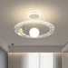 Modern Flush Mount LED Chandelier – Remote-Control Dimmable Ceiling Light - Samanta Factory