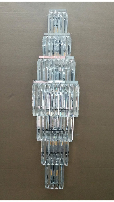 Crystal Wall Lamp – Modern Gold LED Lighting for Dining & Bedroom - Samanta Factory