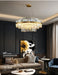 Modern Luxury LED Crystal Chandelier – Dimmable Remote-Controlled Ceiling Light - Samanta Factory