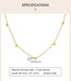 Heart Link Chain Necklace – Gold Stainless Steel Design SF