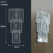 Crystal Wall Lamp – Modern Gold LED Lighting for Dining & Bedroom - Samanta Factory