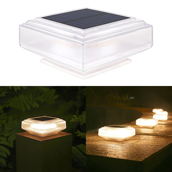 Solar Column Headlight – Waterproof LED Outdoor Lamp with Intelligent Light Control - Samanta Factory