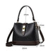Women’s Two-Tone Bucket Bag – Large Capacity Faux Leather Crossbody & Shoulder Handbag SF