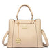 Women’s Soft PU Leather Handbag – Fashionable Casual Tote with Sequined Detail - Samanta Factory