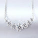 Moissanite Pendant Necklace – 7-Stone 925 Sterling Silver D-Color VVS1 SF