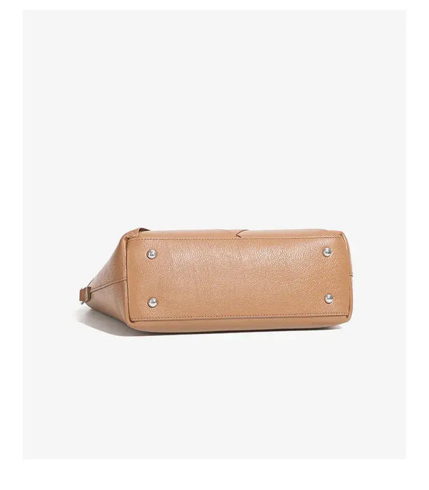 Cow Leather Shoulder Bag – Soft Satchel for Four Seasons SF