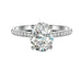 Elegant 1–4CT Moissanite Bridal ring  with 18K Gold Plating for Women SF
