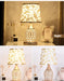 Crystal Table Lamp – Elegant Bedside Light with Polished Chrome Finish - Samanta Factory