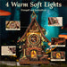 Wooden Cuckoo Clock 3D Puzzle – Light-Up Fairy Treehouse with Moving Bird & LED Lights - Samanta Factory