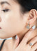 Square CZ Jewelry Set – 14K Gold Plated Copper SF