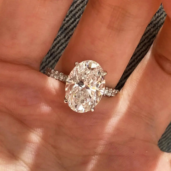 Elegant 1–4CT Moissanite Bridal ring  with 18K Gold Plating for Women SF