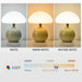 Modern LED Table Lamp – Dimmable Frosted Glass Shade - Samanta Factory