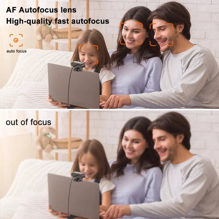 4K Webcam – Auto Focus with Built-In Microphone for PC, Laptop & Video Calls SF