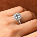 Brilliant GRA-Certified Moissanite Ring for Women with Hypoallergenic 925 Silver SF