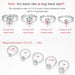 Moissanite Engagement Ring – VVS1 Round Brilliant 925 Silver SF