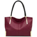 Leather Tote Bag – Soft Casual Shoulder Handbag for Women - Samanta Factory