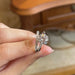 Moissanite Engagement Ring – 2.0ct Round Center Stone SF