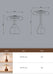 French Retro Floor Lamp – Luxury LED Table & Bedside Lighting with Clear Glass Shade - Samanta Factory