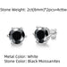 Moissanite Stud Earrings – 2ct Round Brilliant 925 Sterling Silver SF