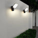 Outdoor LED Wall Lamp with PIR Motion Sensor – Waterproof IP65 12W Aluminum Light for Porch & Garden - Samanta Factory
