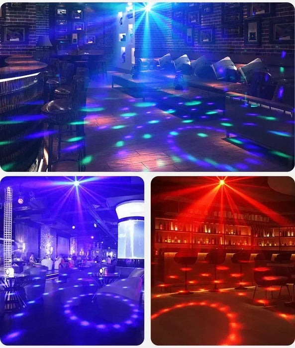 Portable RGB Stage Light with 7 Modes, Remote Control & Music-Sync Effects - Samanta Factory