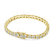 Moissanite Cuban Link Bracelet – 925 Sterling Silver with Certificate - Samanta Factory
