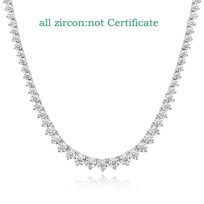 Moissanite Pendant Necklace – D-Color VVS1 Water Drop in 925 Sterling Silver SF