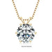 Moissanite Pendant Necklace – D-Color Round Solitaire SF