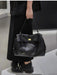 Leather Satchel Bag - Soft Casual Carry SF