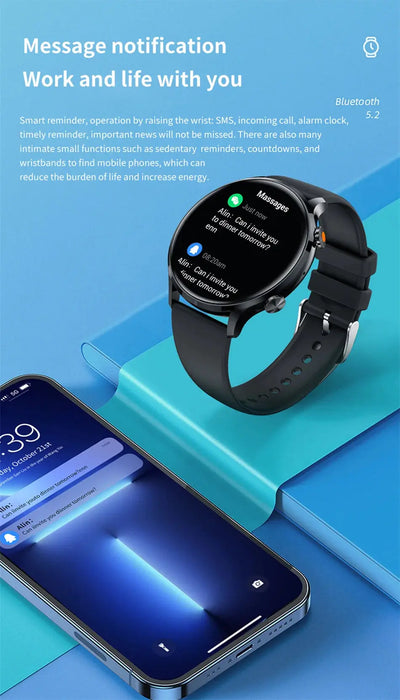 Bluetooth Calling Smartwatch – Fitness & Health Tracking SF