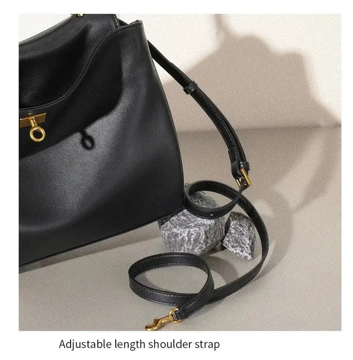 Leather Satchel Bag – Soft Casual Crossbody Style SF