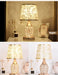 Crystal Table Lamp – Elegant Bedside Light with Polished Chrome Finish - Samanta Factory