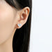 14K Gold Heart-Shaped Moissanite Stud Earrings – 1CT–3CT VVS1 AU585 Certified SF