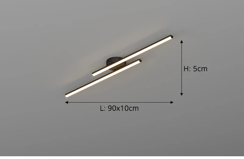 Modern LED Ceiling Light – Adjustable Dimmable Fixture for Kitchen, Bedroom, and Living Spaces - Samanta Factory