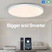 MARPOU Big Size Smart ceiling lamp led lamp for bedroom 80W ceiling lights with Remote control Dimmable led lights for room - Samanta Factory