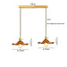 Art Deco Copper Pendant Light – Elegant Ceiling Lamp for Modern Interiors - Samanta Factory