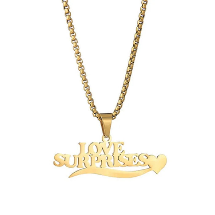 Custom Name Crown Necklace- Trendy Crown Name Necklace in Gold, Silver & Rose Gold SF