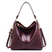 Luxury Faux Leather Hobo Handbag – Large Designer Women’s Tote Shoulder & Crossbody Bag SF