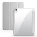 iPad Case with Pen Holder – Trifold PU Leather & Clear Acrylic Hard Back Stand Cover SF