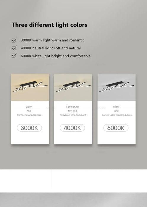 LED Ceiling Light – Simple Line Design for Modern Kitchens, Bedrooms, and Dining Areas - Samanta Factory