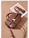Split Leather Satchel Bag – Moderate Hardness for Women SF