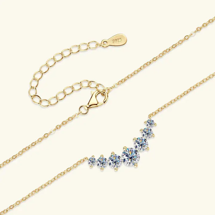 Moissanite Pendant Necklace – D Color VVS1 Sparkle in 925 Sterling Silver SF