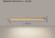 Modern LED Ceiling Light – Sleek Aluminum Design for Home Interiors - Samanta Factory