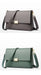 Women’s Genuine Leather Shoulder Bag – Square Ruched Handbag with Hasp Closure - Samanta Factory