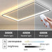 Modern Ultra-Thin LED Ceiling Light – Remote Control, Dimmable, Energy-Saving Lighting Fixture - Samanta Factory