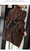Women's Genuine Cowhide Leather Tote Bag – Large Capacity Suede Velvet Shoulder Handbag SF