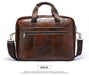 Leather Business Briefcase – Lightweight Men’s Work Tote Bag SF