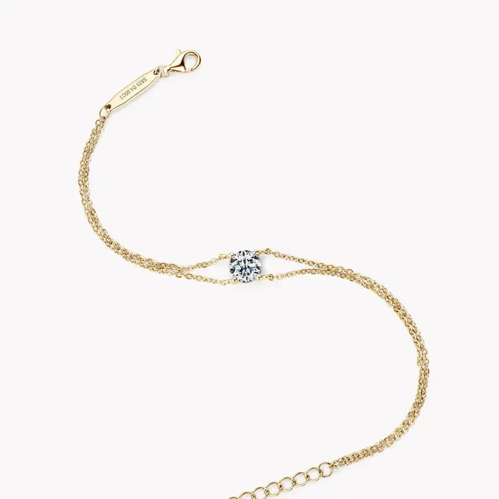 925 Sterling Silver Moissanite Bracelet – 1ct D-Color VVS1 SF