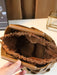 Woven Design Women Handbag, Tote Basket Bag, High-End Niche Inverted Triangle Shaped Fashion Commuter Bag, Casual Style SF